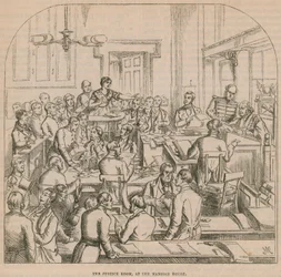 De rechtszaal in het Mansion House