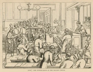 De Rechtbankkamer in het Mansion House