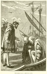 De koning bezoekt Vasco da Gama