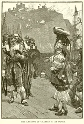 De Landing van Karel II in Dover