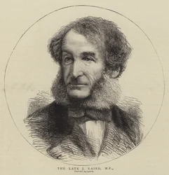 De overleden J Laird, MP (gravure)