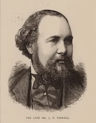 De overleden heer JF Verrall (gravure)