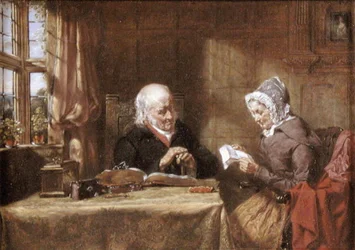 De brief, of nieuws van ver, ca. 1860