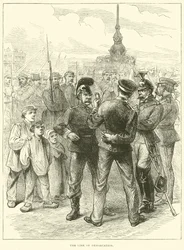 De demarcatielijn, maart 1871