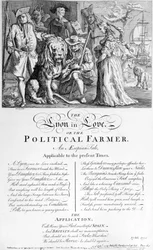 De Leeuw Verliefd of een Politieke Boer, 1738