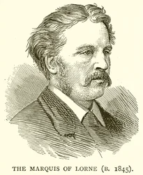 De Markies van Lorne (geb. 1845)