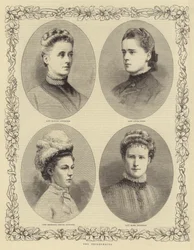 Het Huwelijk van de Hertog van Connaught, de Bruidsmeisjes