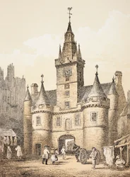 De Netherbow Port, Edinburgh, uit 