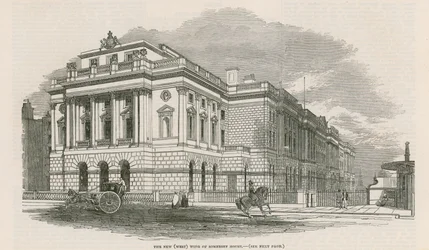 De nieuwe (westelijke) vleugel van Somerset House