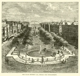 Het Plein Mehemet Ali, voor het Bombardement