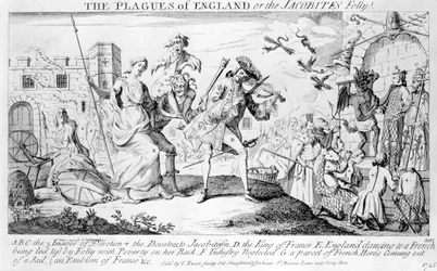 De plagen van Engeland, of de dwaasheid van de Jacobieten, 1745