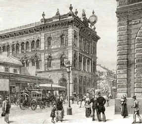 Het postkantoor, George Street, Sydney, c.1880, uit 