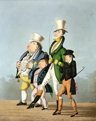 De prijzen - Volledige prijs, halve prijs, hoge prijs en lage prijs, gegraveerd door George Hunt, uitgegeven door Thomas McLean, 1827