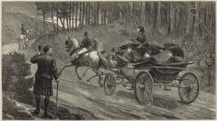 De Koningin in Balmoral