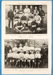 De Ravensbourne en The Connaught, voetbalteams in The Illustrated Sporting and Dramatic News, 13 februari 1892