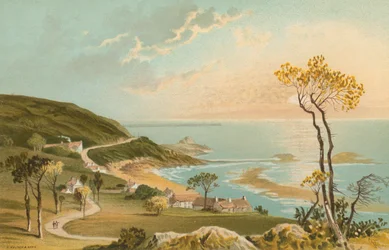 De weg van Gorey naar St. Catherines--Jersey