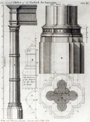 De tweede orde van gotische architectuur, 1741