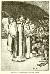 De Zeven Bisschoppen die de Toren binnengaan