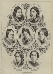 De zeven zusters (gravure)