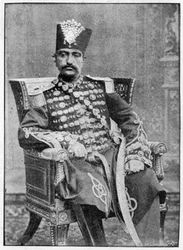 De Sjah van Perzië, 1893
