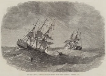 Het Schip "Bengal" redt de Bemanning van "The Child of the Regiment"