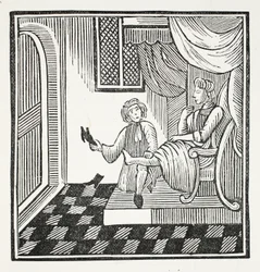 De Glorie van de Schoenmaker, illustratie uit Chap-books van de Achttiende Eeuw door John Ashton, uitgegeven 1882