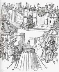 Het Beleg van Rouen, Frankrijk in 1418, uit 