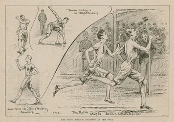 De South London Harriers op het Oval