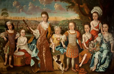 De familie Strachey, c.1710