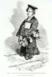 De Straatverkoper van Nootmuskaatraspen, c.1840