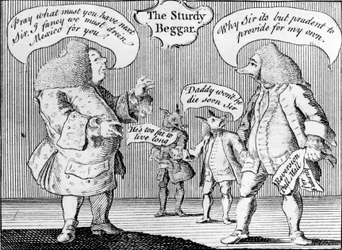 De Sterke Bedelaar, 1758