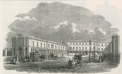 Het eindstation van de nieuwe South-Eastern Railway bij London Bridge