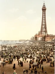De Toren en strand, Blackpool