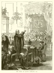 Het proces van koningin Caroline, 1820