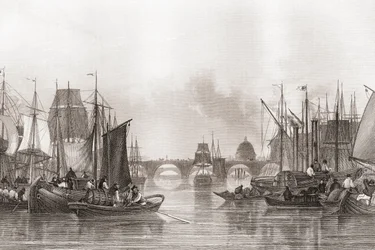 The Upper Pool, Pool of London, Rivier de Theems, Londen, Engeland