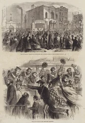 De Oorlog in Amerika (gravure)
