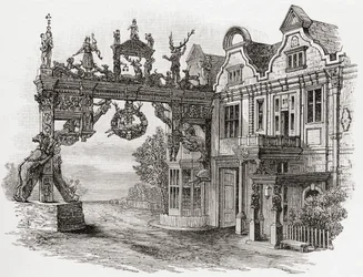 De Witte Hert Herberg, Scole, Norfolk in de 17e eeuw, uit 