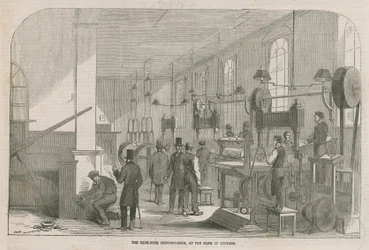 De bankbiljetten drukkerij