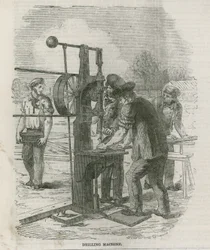 Het gebouw in Hyde Park, Londen, voor de Grote Tentoonstelling van 1851