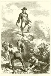 De verdediging van Breeds Hill: Prescott in de Redoute