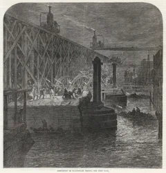 De sloop van Blackfriars Bridge