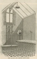 De douche- en stortbadkamer