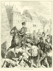 De eerste Duitser in Parijs, februari 1871