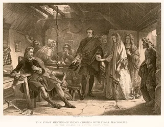 De eerste ontmoeting van Prins Charles met Flora Macdonald