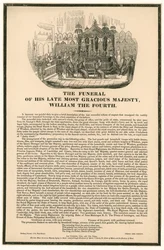 De begrafenis van koning Willem IV