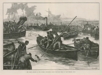 De grote ramp op de Theems