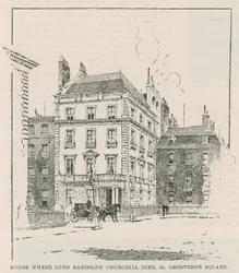 Het huis waar Lord Randolph Churchill stierf