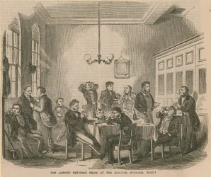 De jurykamer bij het Centraal Strafhof