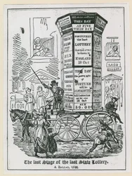 De laatste fase van de laatste staatsloterij. Een ballade 1826