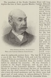 De overleden kapitein Edmund Park-Yates (gravure)